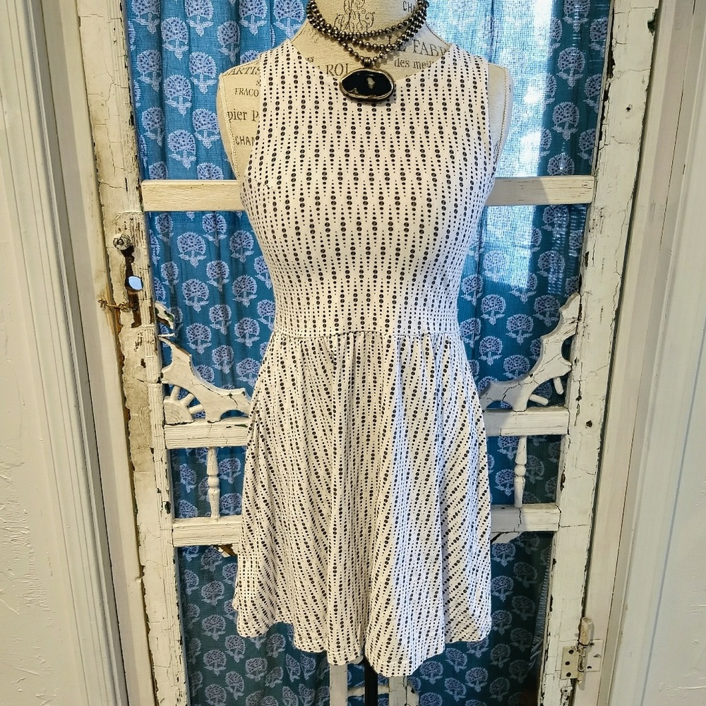 Bubble Print A-line Dress